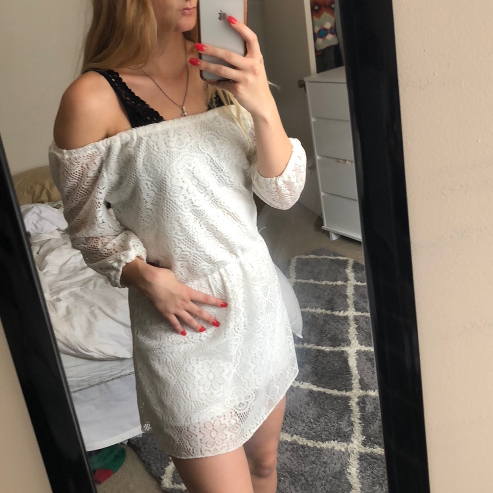 White sun dress